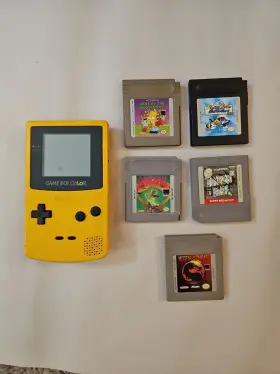 Ch14929276 Nintendo Gameboy Color Handheld Console Original Vintage Cartridges 1987