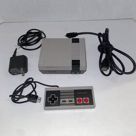 Nintendo Clv-001 Grey Black Nes Classic Edition Mini Console Controller System