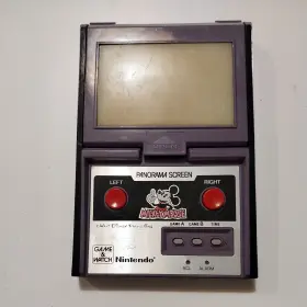 Dc-95 Nintendo Rare Working 1984 Mickey Mouse Game And Watch Panarama Screen