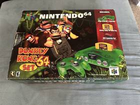 Nintendo Dk64 64 Console Box Comes With Styrofoam Manuals Bags The Game