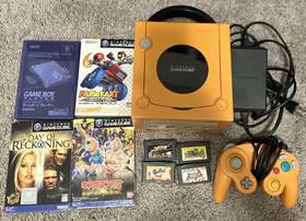 Nintendo Dol001jpn Gamecube/gameboy Player Console - Orange Japanese Version