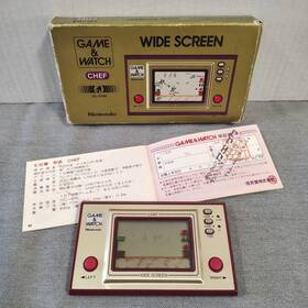 Nintendo Fp-24 Vintage 1981 Game And Watch Chef Wide Screen Handheld Complete