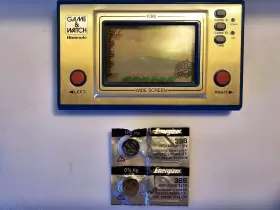 Fr-27 Nintendo Game And Watch Fire Wide Screen. New Batteries. Shipping From Usa Fr-27 Nintendo Game And Watch Fire Wide Screen. New Batteries. Shipping From Usa