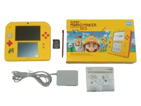 N-uxe-c2 Nintendo Ftr-s-aa/n-uxe-c2 2ds Super Mario Maker Edition Handheld Console Stylus Charger Box Works Complete