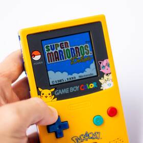 Nintendo Gb 00045 7 Game Boy Color Yellow Pokemon Edition Handheld System - Ips Backlit Lcd