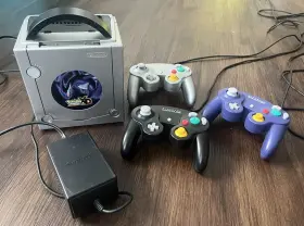 Gb-dol-s-pxw2-usa Nintendo Gamecube Pokemon Xd Limited Edition Platinum Console - 3 Controllers