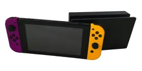 Hac-01 Nintendo Switch -01 With Neon Purple&orange Joy-cons Docking Stn Hac-01 Nintendo Switch -01 With Neon Purple&orange Joy-cons Docking Stn