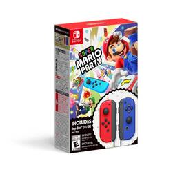 Nintendo Hacnadfjacf3 Super Mario Party Game With Red And Blue Joy-con Controller