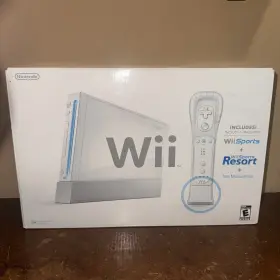 Hjm248 Nintendo New In Box Wii Console Bundle With Sports And Resort White
