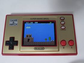 Nintendo Hxa-001 Game And Watch Console Super Mario Bros Rare Works Great