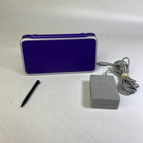 Nintendo Jan001 3ds Xl Purple Handheld System Console Tested With Charger And Stylus Clean