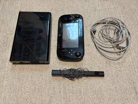 Nintendo Jw411872788 Wii U Black Console With Gamepad Sensor Bar And Cables