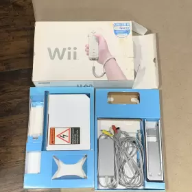 Lu153062115 Nintendo Wii White Console Used All Cords With Original Box