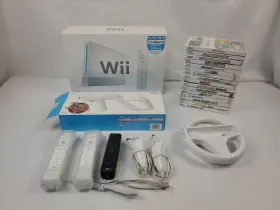 Lu60925901 Nintendo Lot Wii Sports Console Cib With Zapper 16 Games 4 Controllers