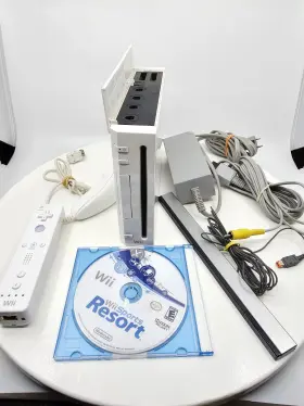 Lu725454058 Nintendo Wii Console Cables And Controller- Sports Resort Free Shippi Lu725454058 Nintendo Wii Console Cables And Controller- Sports Resort Free Shippi