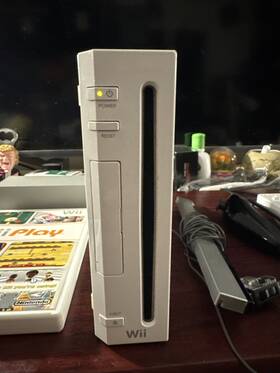 Nintendo Lu73614779 Wii Console Pack With Play White No Box Manual Works