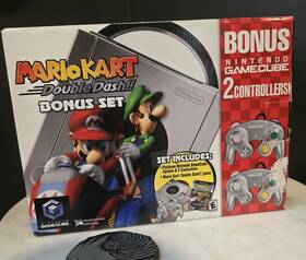 Nintendo M006 Gamecube Platinum Mario Kart Double Dash Console Bundle