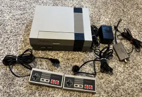 N15164121 Nintendo Vintage 1985 Nes System Console 2 Controllers And Original Cables Clean