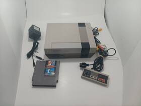 Nintendo N31429078 Original Nes System Console 1985 With Controller Cords Mario Duck Hunt