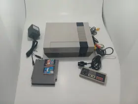 N31429078 Nintendo Original Nes System Console 1985 With Controller Cords Mario Duck Hunt
