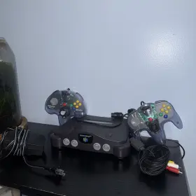 Ns140160510 Nintendo 64 N64 Console System Bundle With 2 Controllers And Cords Tested Clean Ns140160510 Nintendo 64 N64 Console System Bundle With 2 Controllers And Cords Tested Clean