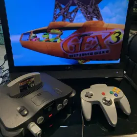 Ns151094033 Nintendo 64 N64 Console Nus-001 Usa Controller Cords Works Great Free
