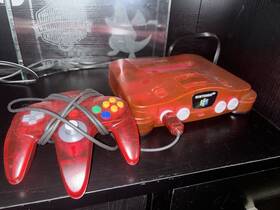 Nintendo Ns292554120 64 Launch Edition Watermelon Red Console