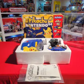 Ns297486280 Nintendo Pikachu N64 Console Complete In Box With Charmander Watch Toys R Us Edition