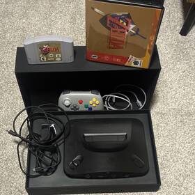 Nintendo Nt64 Analogue 3d Black Hdmi Console With Modernized Controller And Zelda Game