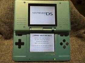 Nintendo Ntr-001 Jpn Original Ds Blue Turquoise Handheld System Japanese For Parts