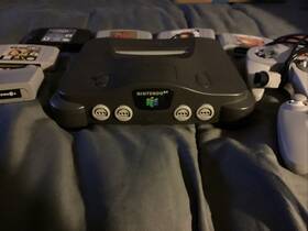 Nintendo Nuj11476324 N64 Games Controllers And Bluetooth Connector All Original Works Perfect