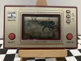 Oc-22 Nintendo Vtg 1981 Game And Watch Octopus Widescreen Working Please Read