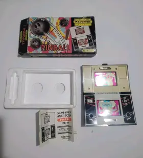 Pb-59 Nintendo Game&watch Pinball With Box And Instructions. Tested Working