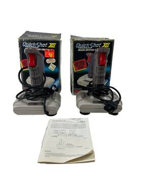 Nintendo Qs-112 Quickshot Xii Deluxe Joystick Controller Nes Svi Set Of 2