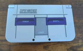 Nintendo Red-s-ge-usz-c1 3ds Xl Snes Edition Gray 4 Gb Handheld Console Ntsc See Description