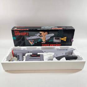 Nintendo Sns-013 Broken Snes Super Scope 6 Gun Bundle Read