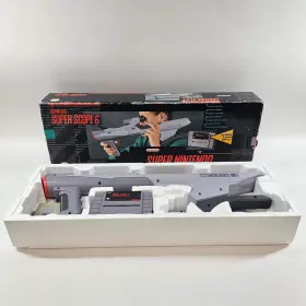 Sns-013 Nintendo Broken Snes Super Scope 6 Gun Bundle Read
