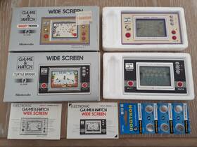 Nintendo Sp-30 Tl-28 Game And Watch Snoopy Tennis Turtle Bridge With Boxes Works