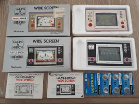 Tl-28 Nintendo Sp-30 Game And Watch Snoopy Tennis Turtle Bridge With Boxes Works