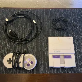 Su207324497 Nintendo Super Nes Console - Classic Edition Tested And Working/one Controller