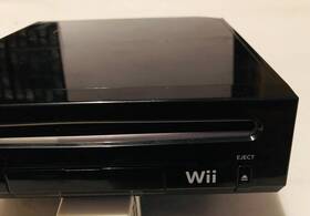 Nintendo Svl-101 Wii Rvl-101 Usa Black Console Only Works