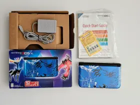 Sw132362434 Nintendo 3ds Xl Pok Mon X And Y Xerneas/yveltal Blue Limited Edition Console Box