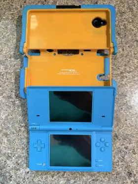 Teh514602233 Nintendo Dsi Blue Twl-001 Handheld System Without Charger And Pen With Nerf Case