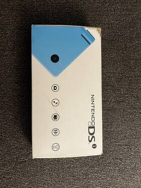 Nintendo Tw256509401 Works/near Mint Dsi Blue Handheld System With Box / Perfect For Repair