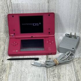 Nintendo Twl-001 Dsi Pink Handheld Console With Charger And Stylus - Tested