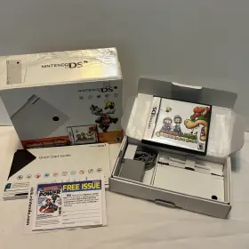 Twlswlj1 Nintendo Dsi White Mario And Luigi Bowser S Inside Story Game System Bundle Cib