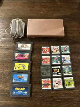 Uaf10906028 Nintendo Ds Lite Console Pink - Works Perfect With Games And Charger Tested Used