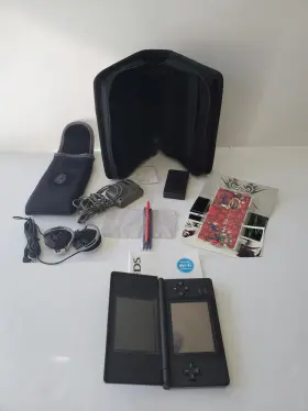 Ug157970799 Nintendo Ds Lite Console Black Onyx Stylus Charger Case Headphones Original