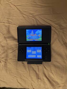 Nintendo Ug259000400 Ds Lite Console Charger Stylus Super Mario Advance 2 Gba Tested