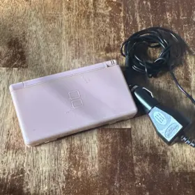 Ug47213468 Nintendo Ds Lite Pink Handheld Console Dual Screen Touch With Car Charger